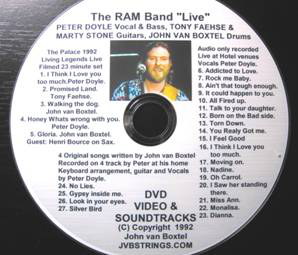 The Ram Band DVD