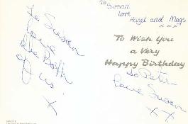 Susan's special birthday card