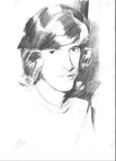 A teenager's sketch of Peter